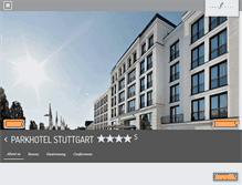 Tablet Screenshot of parkhotel-stuttgart.de